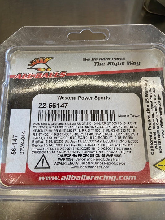 All Balls Fork Seal and Dust Seal Kit  56-147
