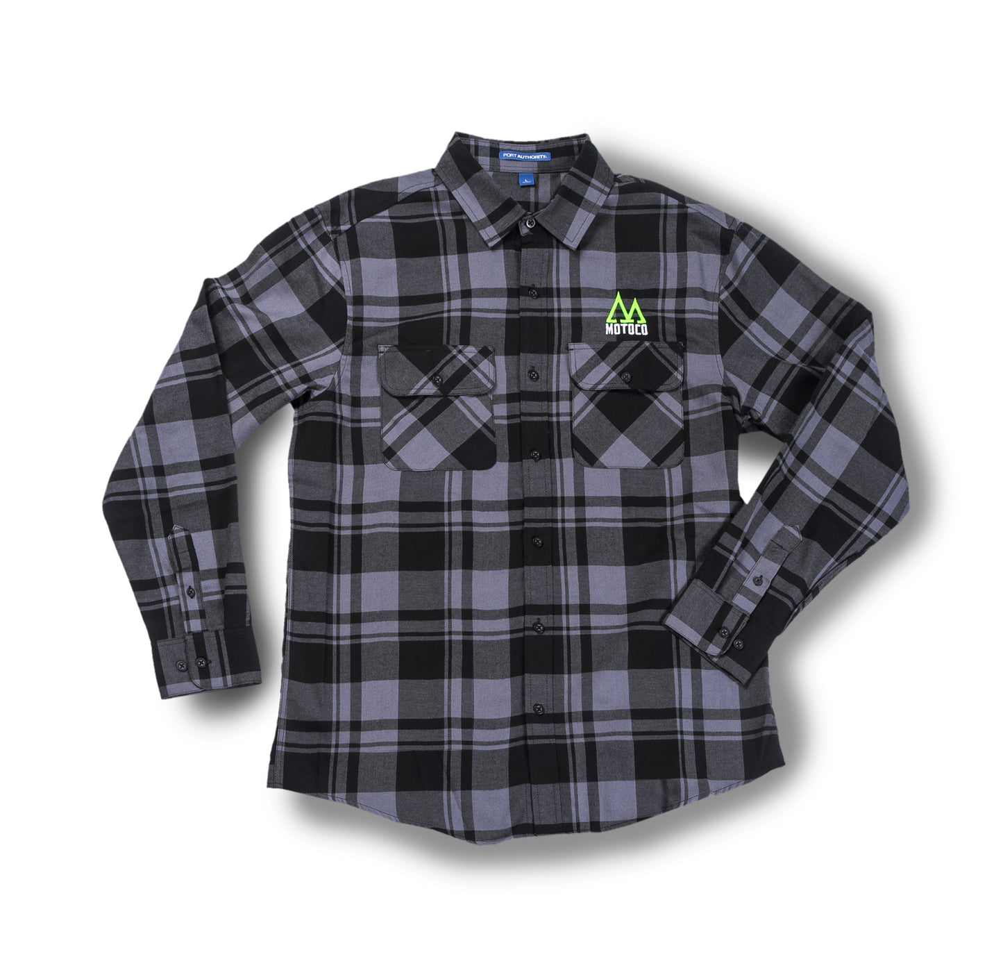 MOTOCO FLANNEL - Black/Grey or White/Grey